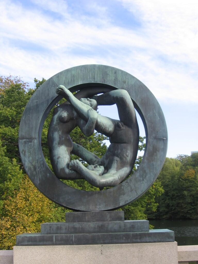 Bronze Circle of Life by Gustav Vigeland displayed in Vigeland Sculpture Park Oslo